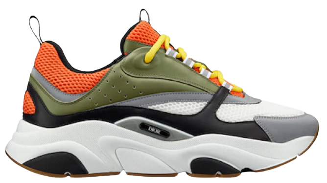 Giày Dior B22 Sneaker Technical Mesh 'Orange White' 3SN231YXX-H662