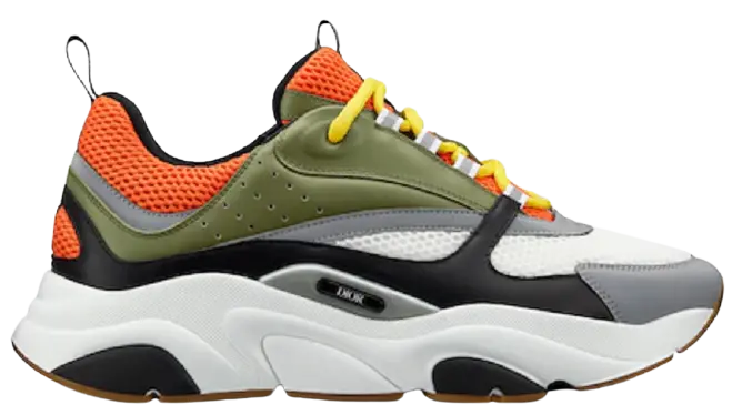 Giày Dior B22 Sneaker Technical Mesh 'Orange White' 3SN231YXX-H662