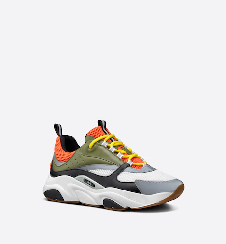 Giày Dior B22 Sneaker Technical Mesh 'Orange White' 3SN231YXX-H662 - Ảnh 5