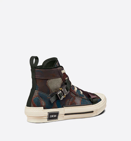 Giày Dior Peter Doig B23 High Top Sneaker 'Brown' 3SH122ZLS-H669 - Ảnh 4