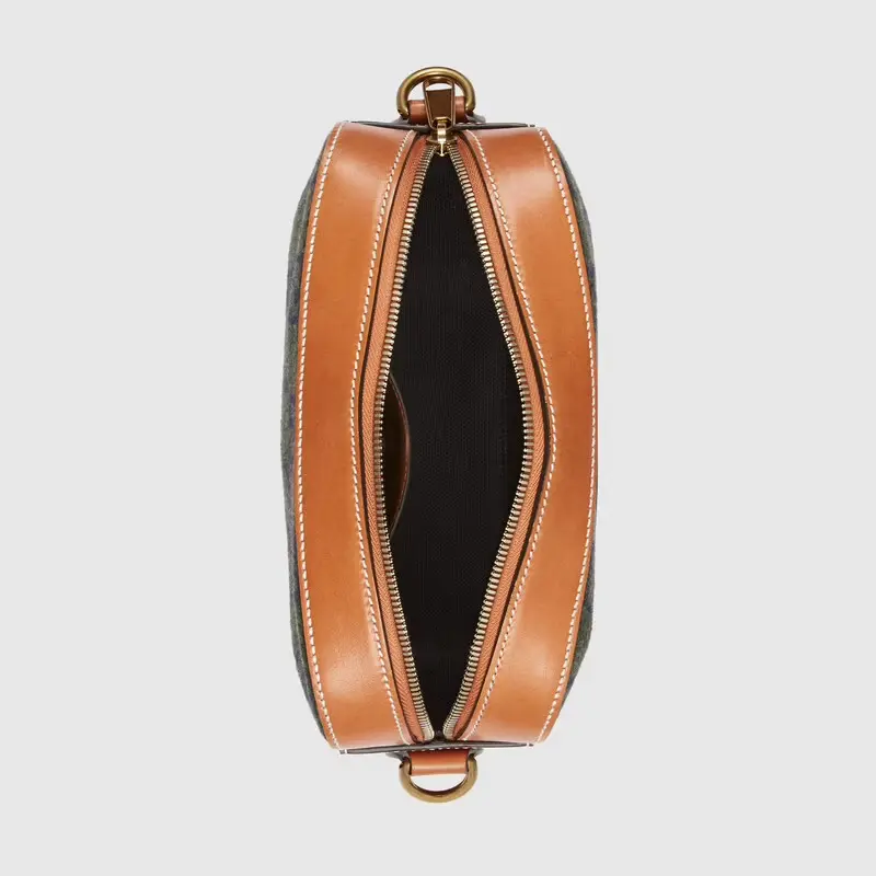 Alternative view of Túi Gucci Brown Leather 'Dark Green' 671625-2K3ET-3380