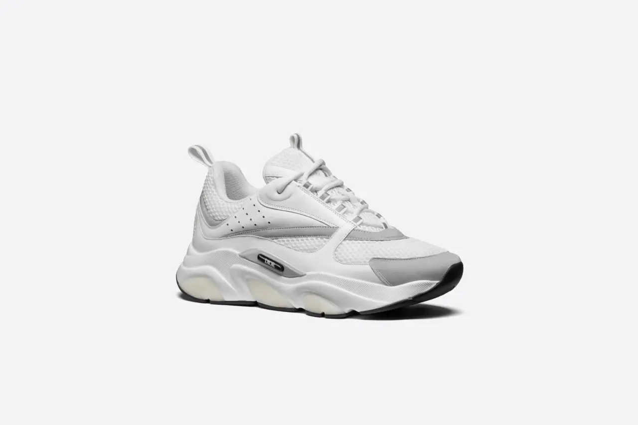 Alternative view of Giày Dior B22 Sneaker 'White Technical Mesh' 3SN231YJG-H000