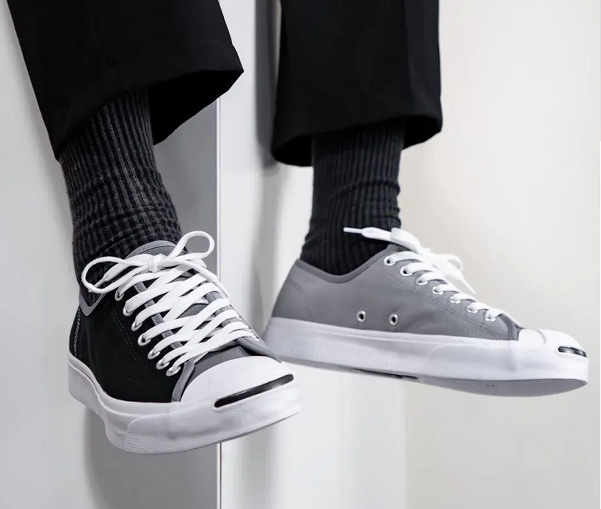 Giày Converse Jack Purcell Low 'Happy Camper Black' 167920C - Ảnh 4