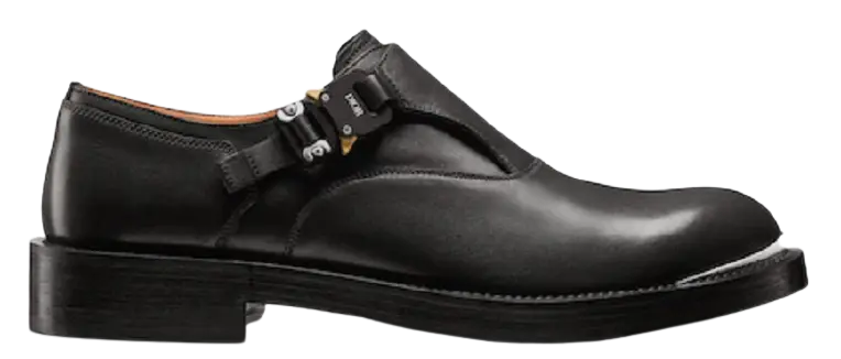 Giày Dior Evidence Derby Monk Black Smooth Calfskin 3DE328ZGK-H969