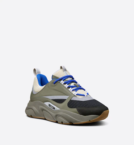 Giày Dior B22 Sneaker Cream and Black Technical Mesh - Ảnh 6
