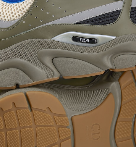 Giày Dior B22 Sneaker Cream and Black Technical Mesh - Ảnh 3