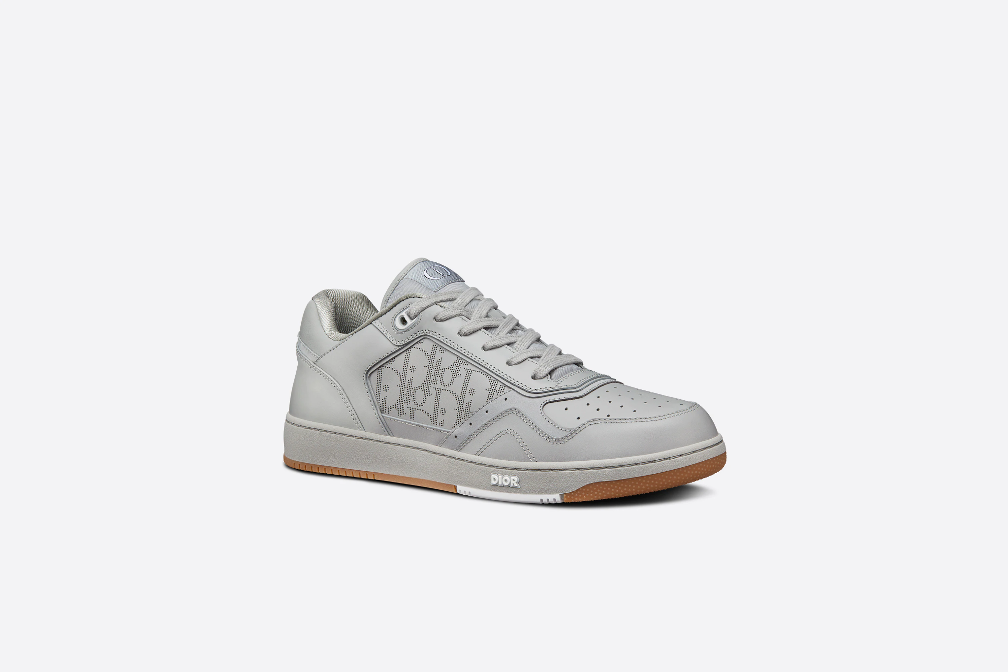 Alternative view of Giày Dior B27 Low 'Gray Dior Calfskin' 3SN272ZIJ-H868