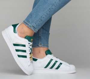 Giay Adidas Superstar W 'Green Metalic Gold' H03909