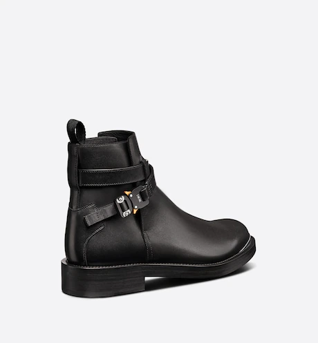 Giày Dior Evidence Ankle Boot Black Smooth Calfskin 3BO239ZGK-H969 - Ảnh 4