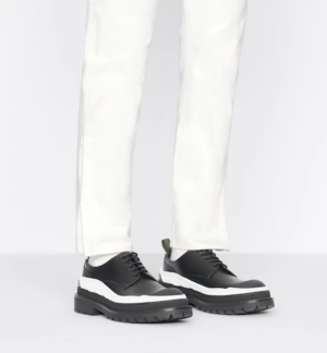 Alternative view of Giày Dior and Sacai Derby Shore Black Smooth Calfskin 3DE332ZMP-H900