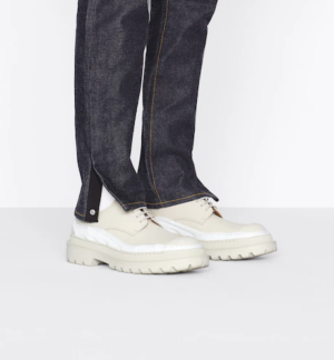 Alternative view of Giày Dior And Sacai Derby Shoe Cream Nubuck Calfskin 3DE332ZHO-H060