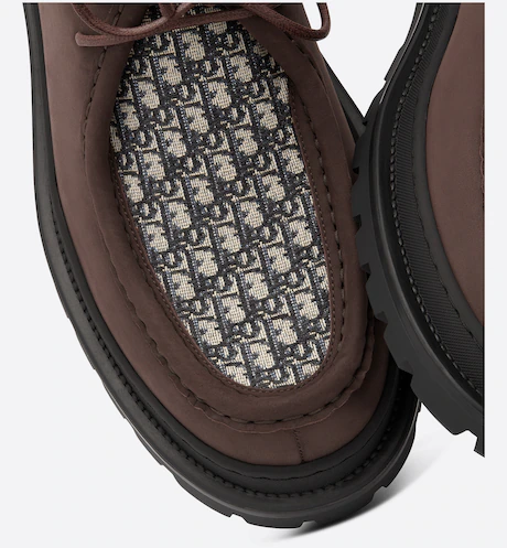 Giày Dior Explorer Brown Nubuck Calfskin 3DE334ZMO-H765 - Ảnh 3