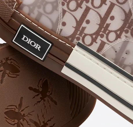 Giay Dior B23 High Top Sneaker Coffee 3SH118ZMK-H761