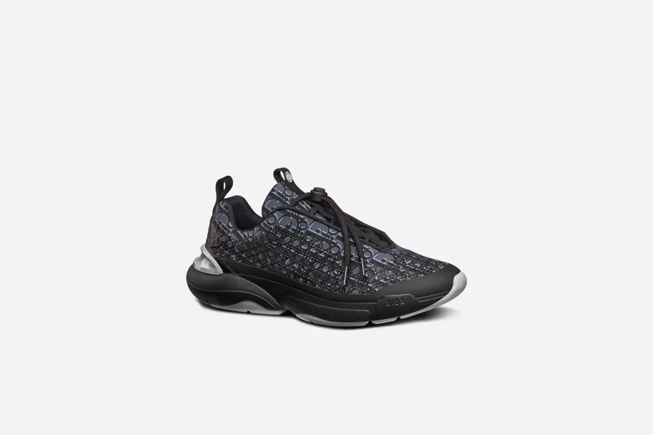 Giay Dior B24 Sneaker 'Black Dior' 3SN248YJT-H900