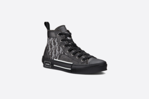 Giay Dior B23 High 'Black Calfskin Dior' 3SH118YJP-H960