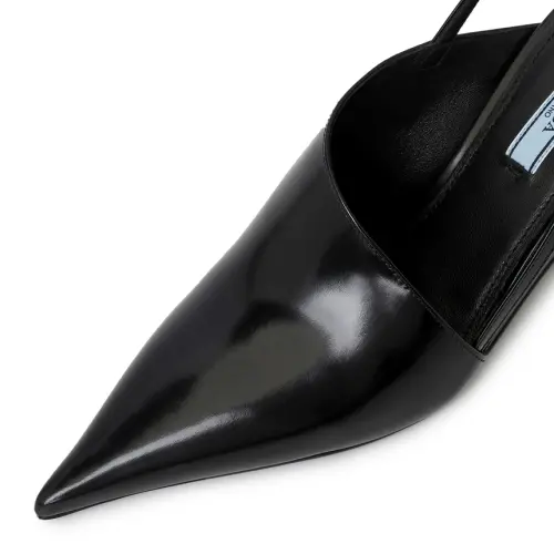 Alternative view of Dép Prada Logo Brushed 'Black' 1I886M-055-F0002