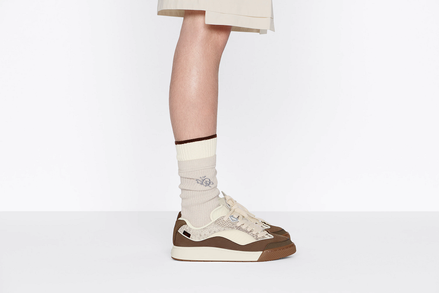 Giày Dior B713 x Travis Scott 'Beige Brown' 3SN281ZNX-H761 - Ảnh 3