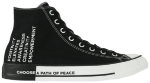 Giay Converse Chuck Taylor All Star High 'Seek Peace Black' 165766C