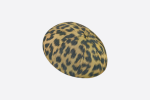 Mu Dior Beret 'Multicolor Taffeta Leopard Print' 243C900A5646-C289