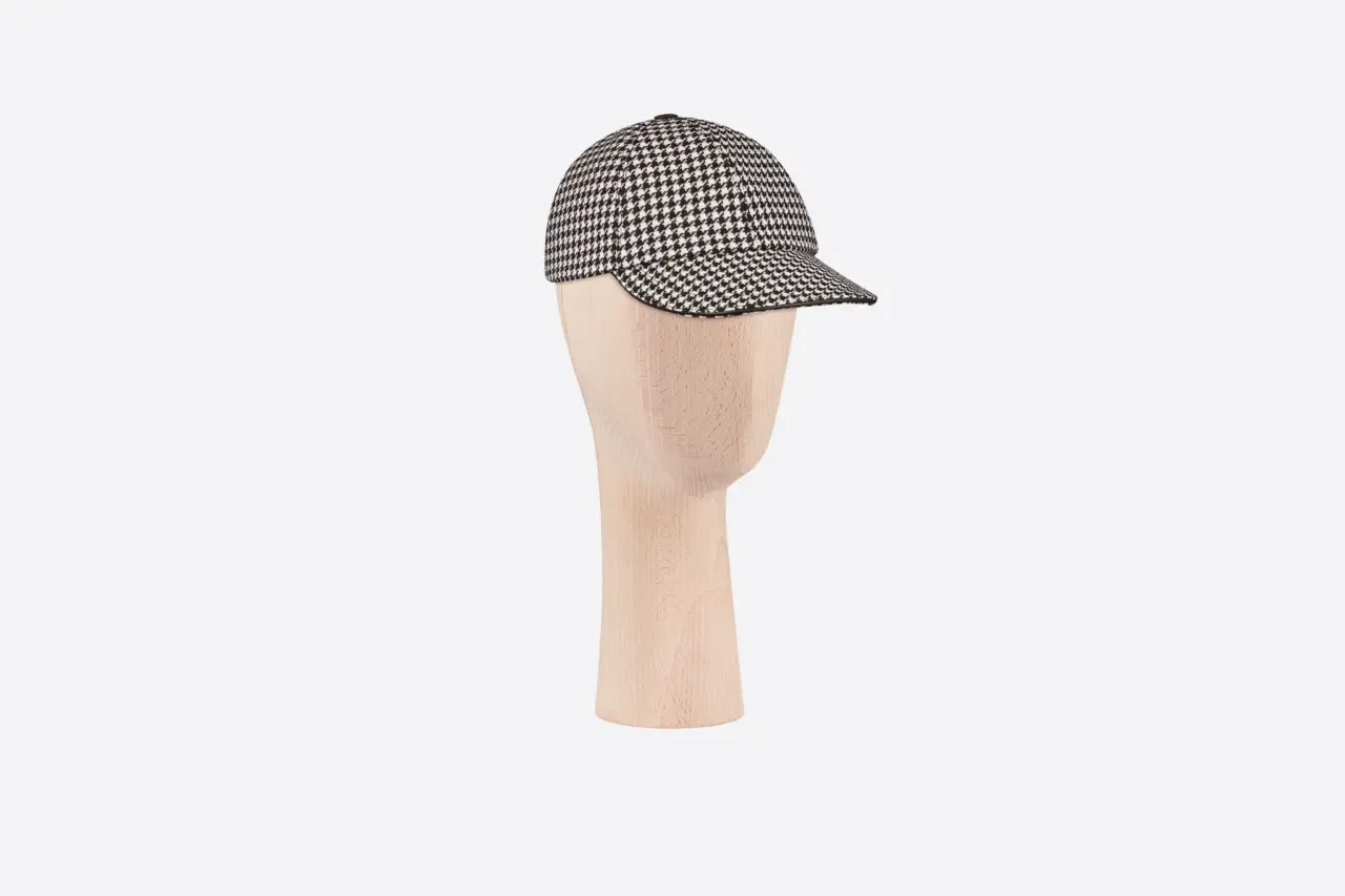 Mu Dior D-Player Cap 'Black White Wool' 25PDP922I120-C933