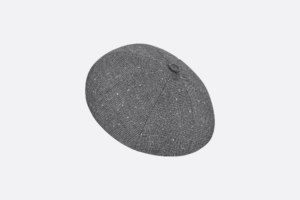 Mu Dior Beret 'Gray Prince of Wales Motif' 243C900A5633-C880