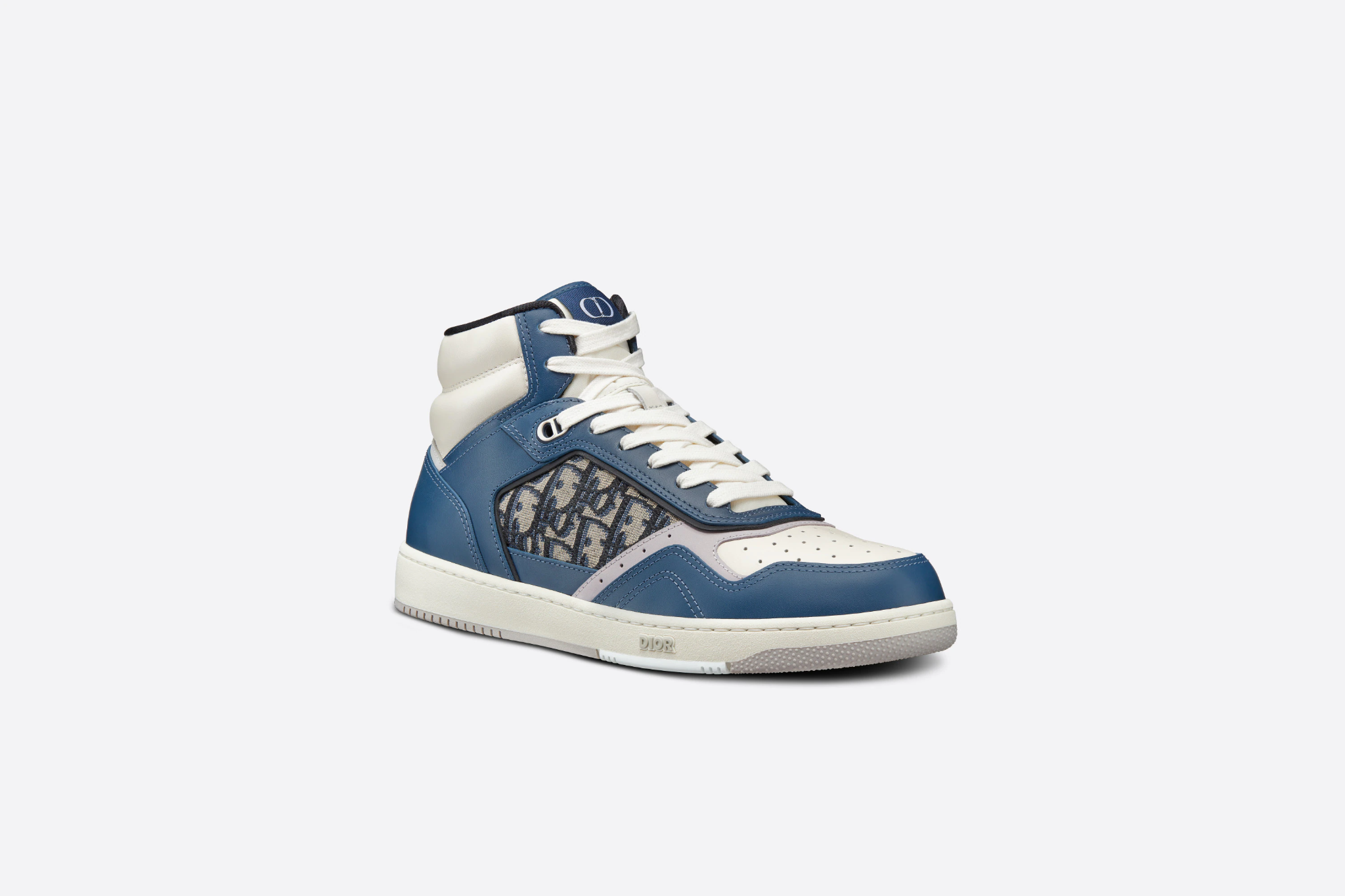 Giay Dior B27 High 'Blue Cream Dior' 3SH133ZIR-H568