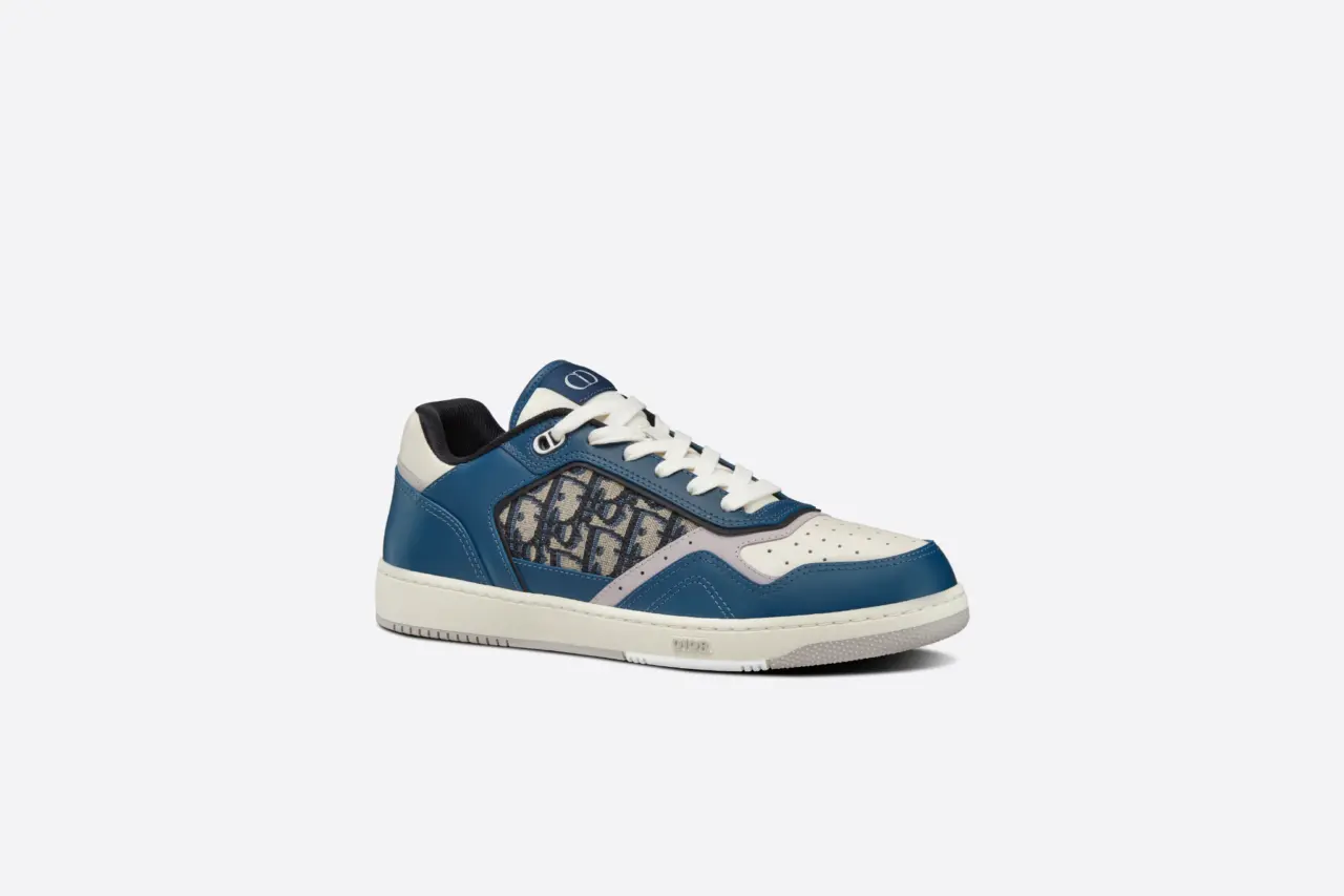 Giay Dior B27 Low 'Blue Cream Dior' 3SN272ZIR-H568