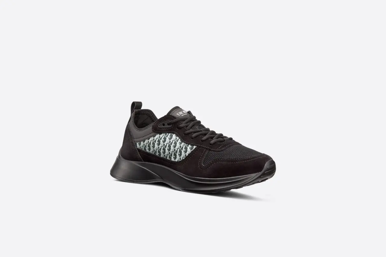 Giay Dior B25 Runner 'Black Suede Dior' 3SN283YUH-H900