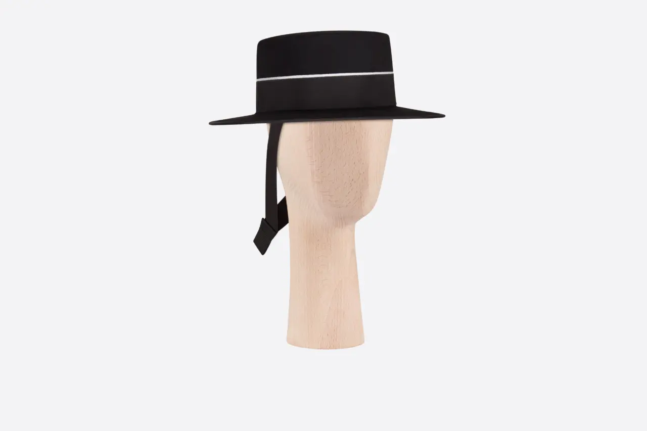 Mu Dior Odeo Small Brim Hat 'Black Felt' 31SEV966G891-C900