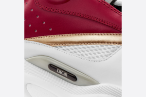 Giay Dior B22 Sneaker 'White Burgundy' 3SN231ZTA-H360