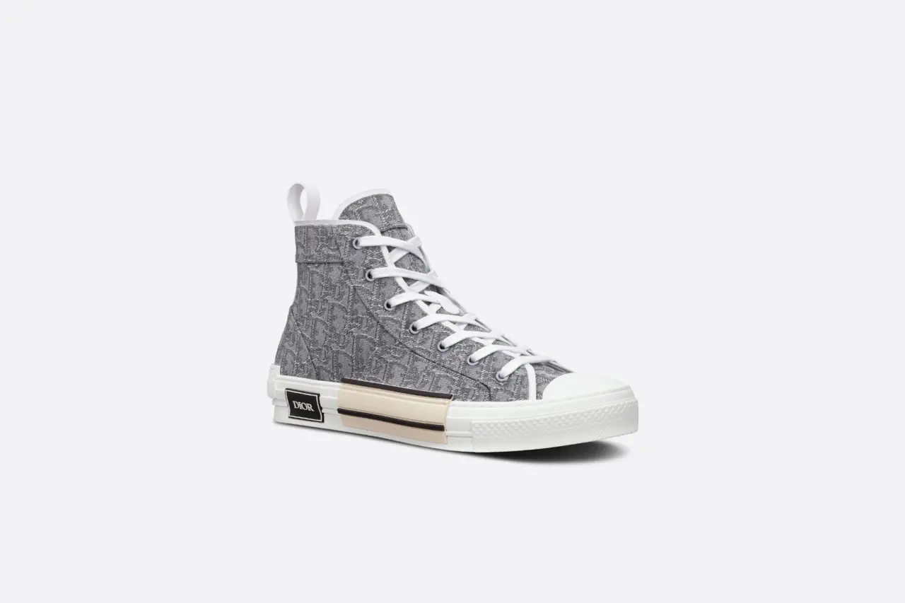 Giay Dior B23 High 'Ruthenium Dior' 3SH126ZTU-H868