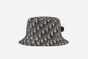 Mu Dior Oblique Bucket Hat 'Navy Beige Jacquard' 293C906G5763-C189