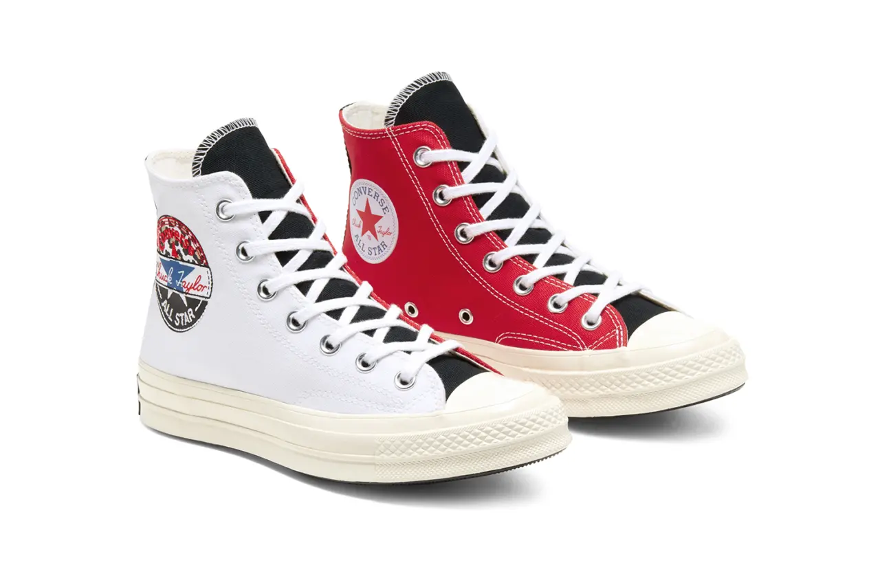 Alternative view of Giày Converse Chuck 70 Hi 'Logo Play White Rush Blue' 166747C