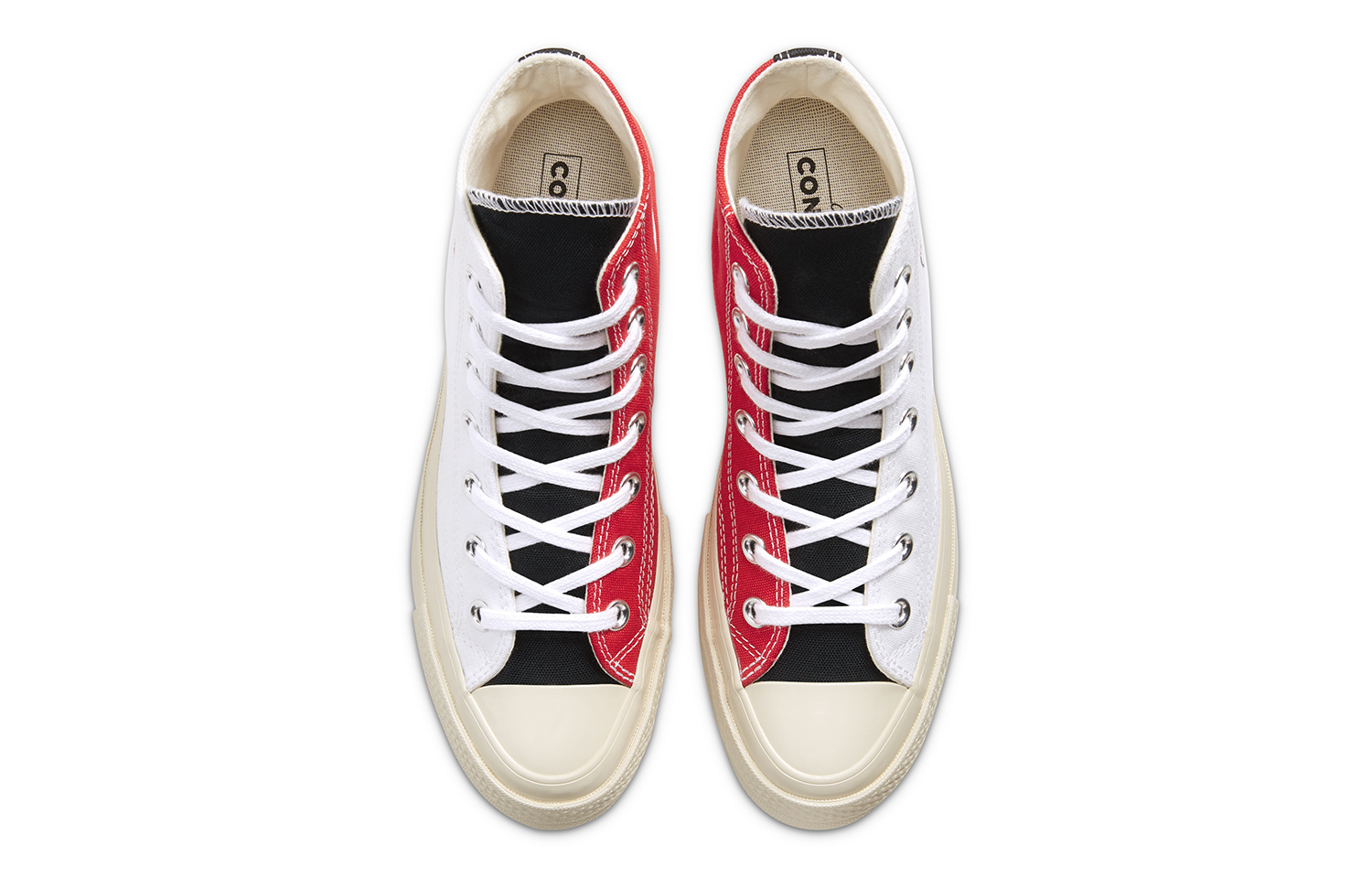 Giày Converse Chuck 70 Hi 'Logo Play White Rush Blue' 166747C - Ảnh 4