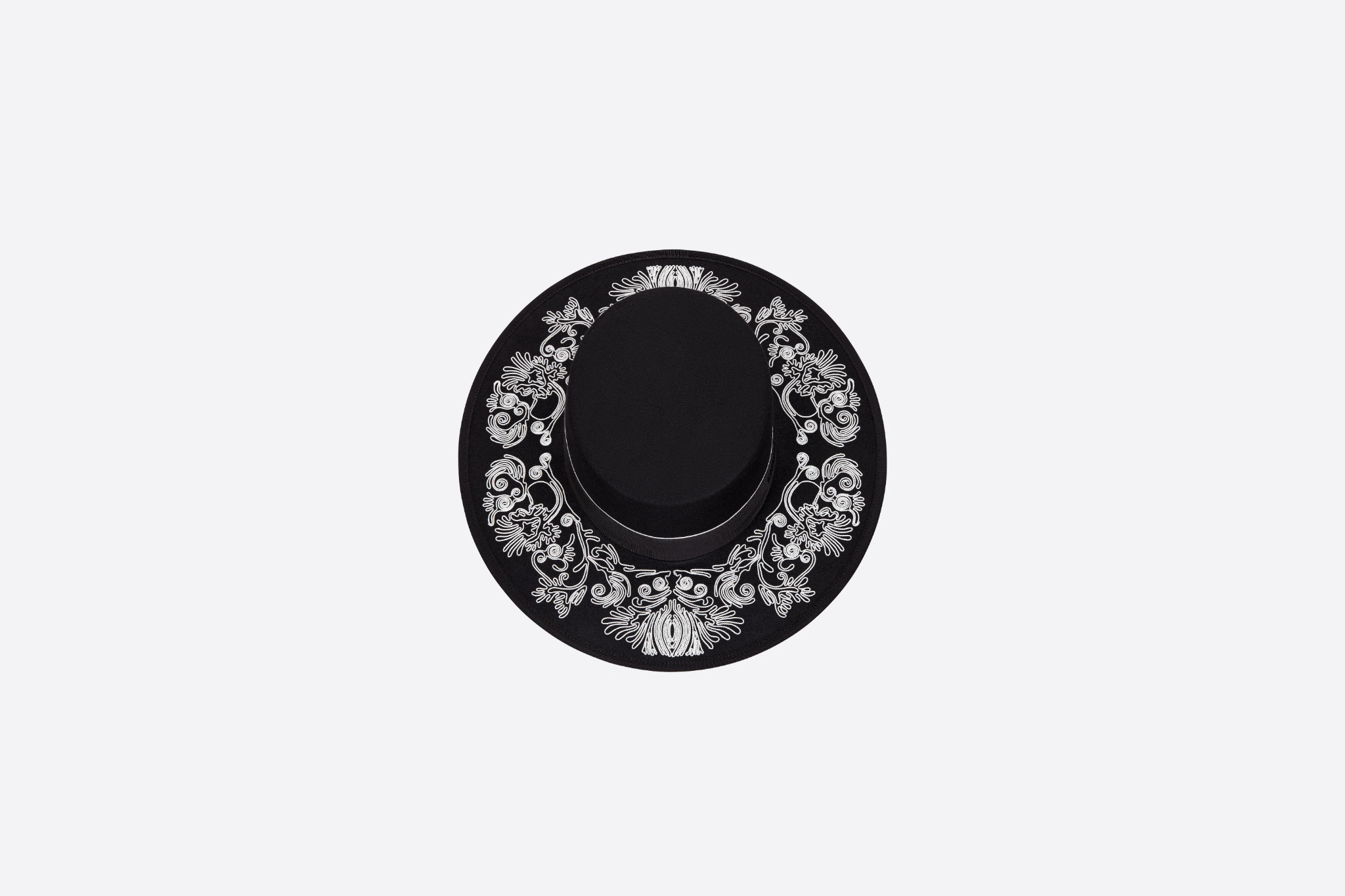 Mu Dior Odeo Large Brim Hat 'Black Felt' 31ORN967X891-C900