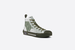 Alternative view of Giày Dior B23 High 'Olive Dior Oblique' 3SH118ZMK-H600