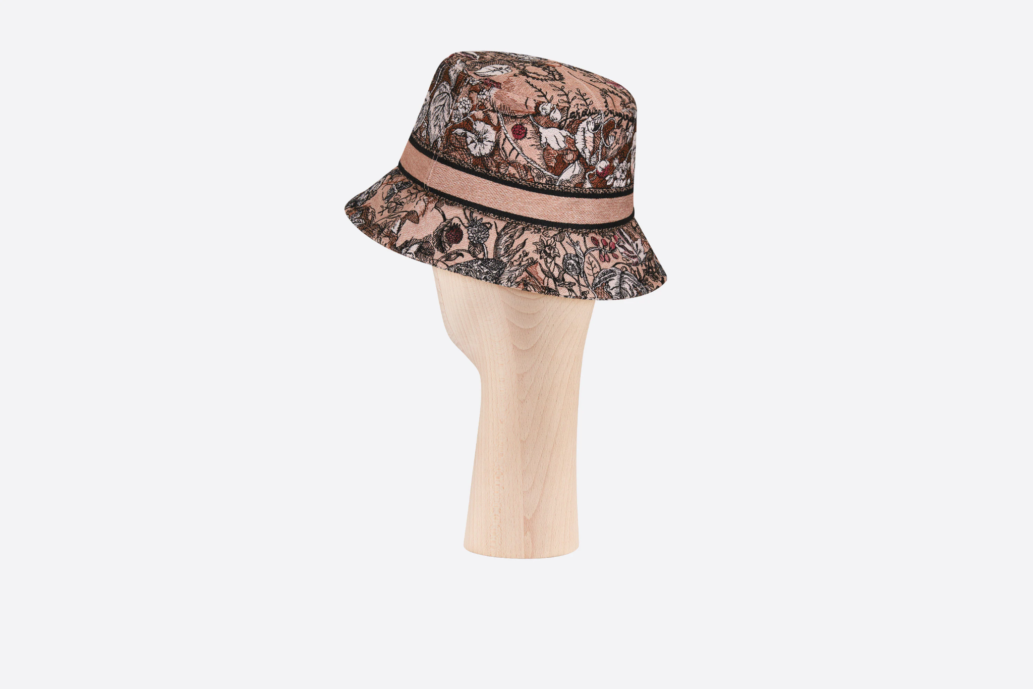 Mu Dior D-Bobby Small Brim Bucket Hat 'Pink' 31JAM923X132-C481