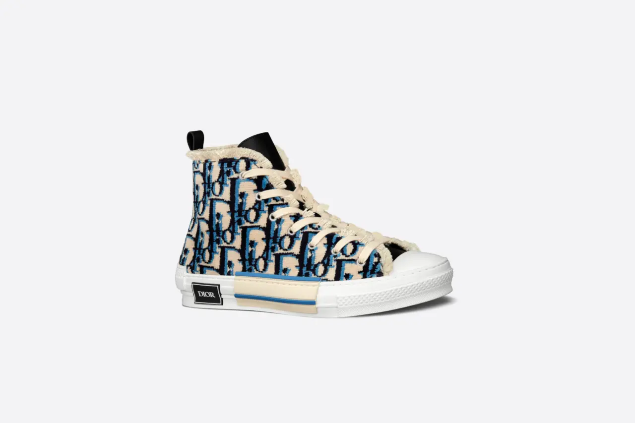 Alternative view of Giày Dior B23 High 'Beige Black Navy Dior' 3SH129ZGT-H561