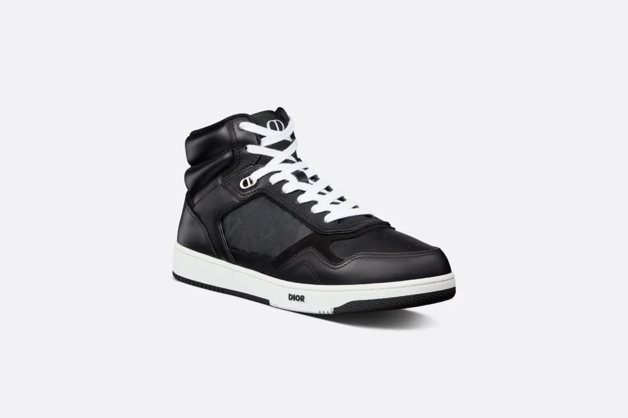 Giay Dior B27 High 'Black CD Diamond' 3SH133ZPP-H900
