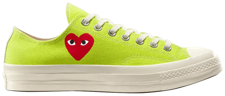 Giày Converse Comme des Garçons PLAY x Chuck 70 Low 'Bright Green' 168302C