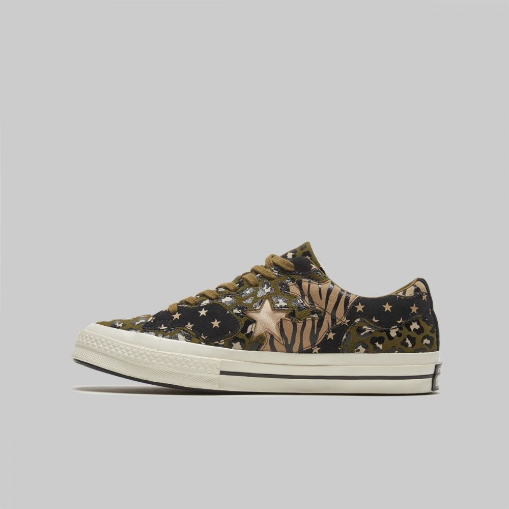 Giày Converse One Star Canvas 'Khaki' 168693C - Ảnh 3