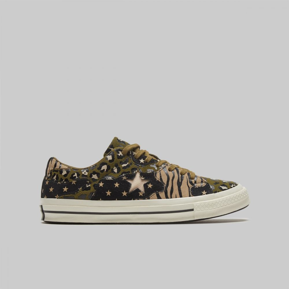 Giày Converse One Star Canvas 'Khaki' 168693C - Ảnh 2