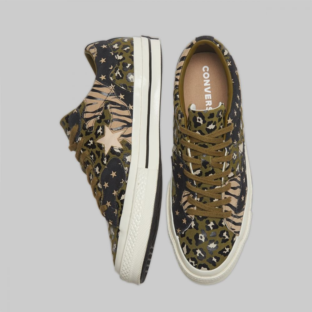 Giày Converse One Star Canvas 'Khaki' 168693C - Ảnh 7