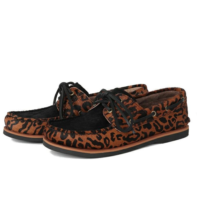 Giay Timberland Classic Boat 2 Eye 'Wacko Maria Brown Leopard' A5YYB