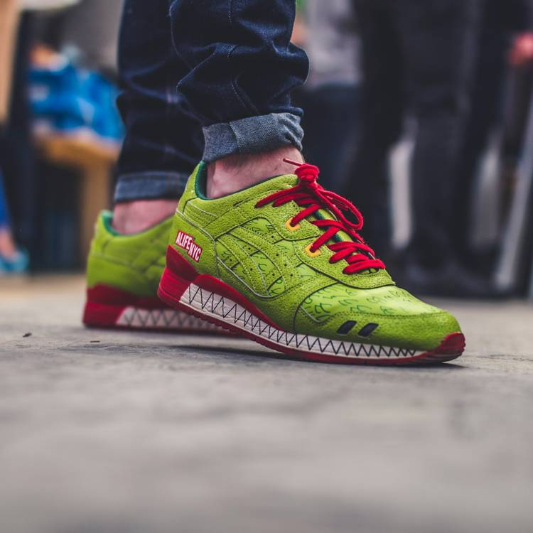 Giày Alife x Asics Gel Lyte 3 'Green Monster' HJ72F-85 - Ảnh 5
