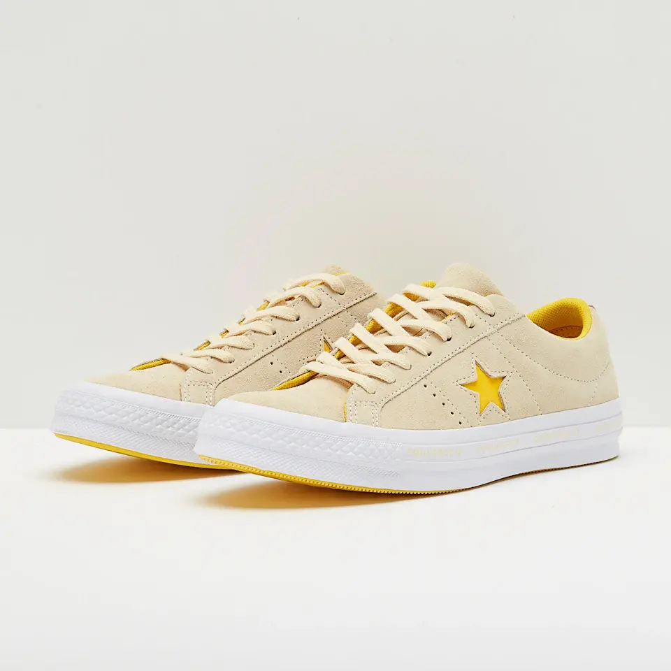 Alternative view of Giày Converse One Star Low 'Beige Yellow' 159814C