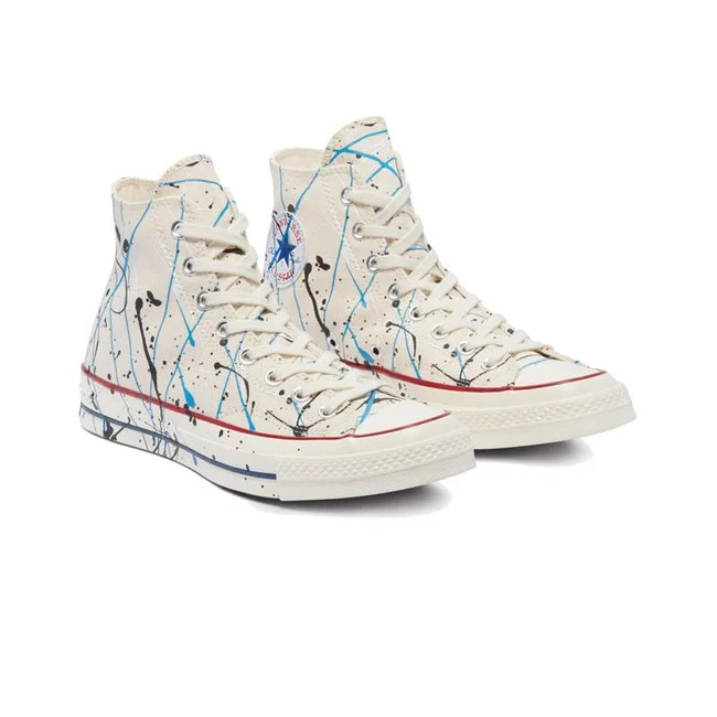 Giày Converse Chuck 70 High 'Paint Splatter Egret' 170802C - Ảnh 3