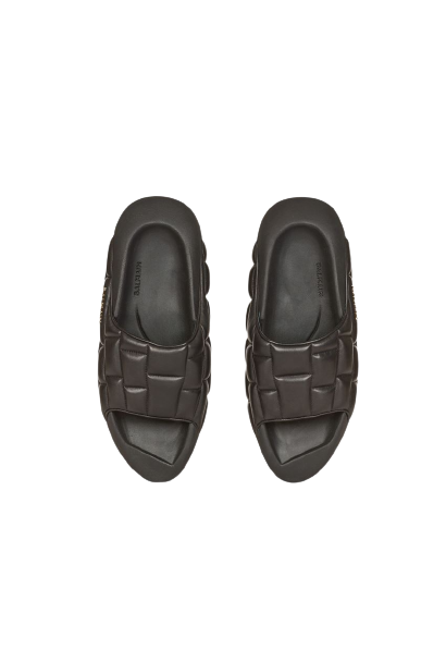Dép Balmain B-it Mules 'Black' XM0VL299LWCN0PA - Ảnh 2