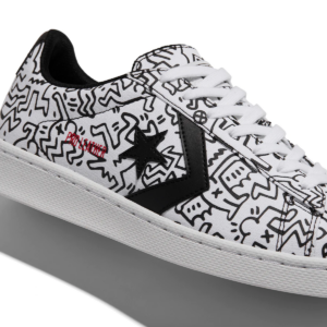 Giay Converse Pro Leather Low x Keith Haring 'Egret' 171857C