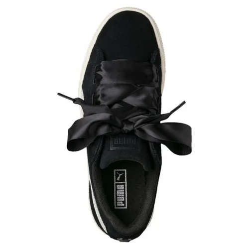 Giày Puma Suede Heart Jewel Jr 'Black White' 365138-03 - Ảnh 4